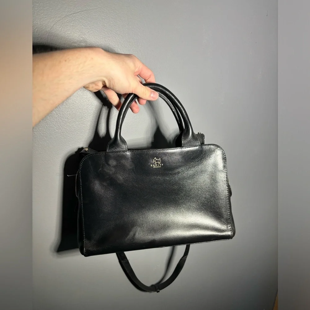 Radley London Millbank Black Leather Satchel